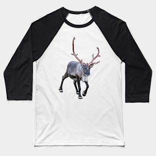 Santa Claus Reindeer Baseball T-Shirt